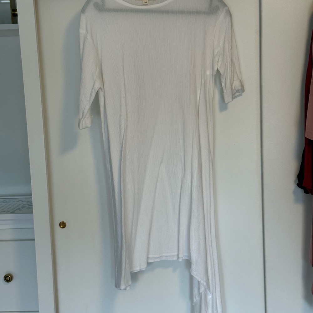 MIMU MAXI
Cascade Dress- Asymmetrical White Dress